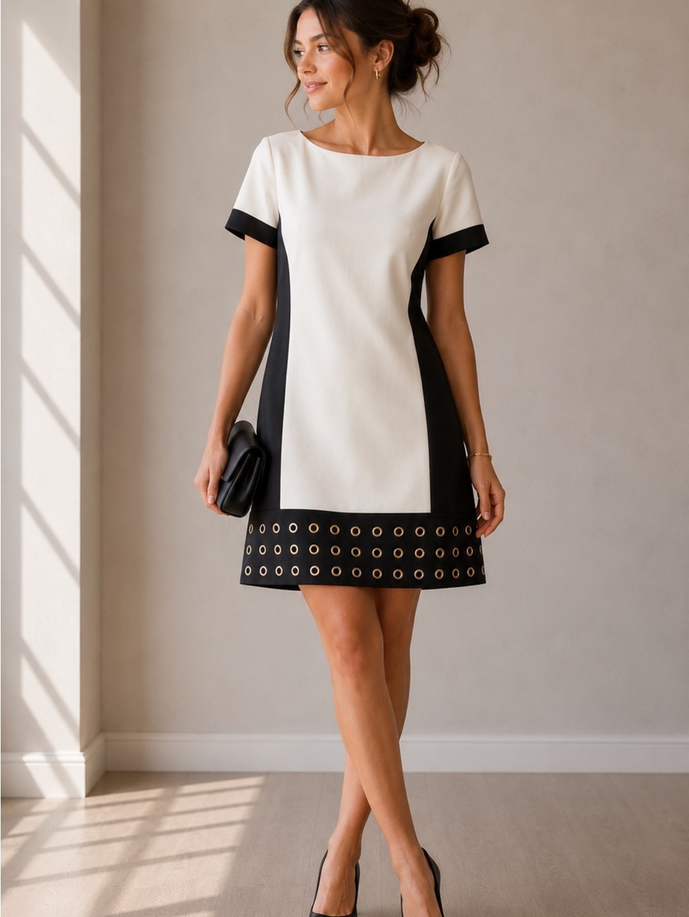 Jax color block dress size 6